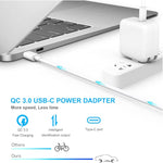 PD3.0 30W USB-C / Type-C インターフェース ユニバーサルトラベルチャージャー 着脱式プラグ付き、EUプラグ、EUプラグ