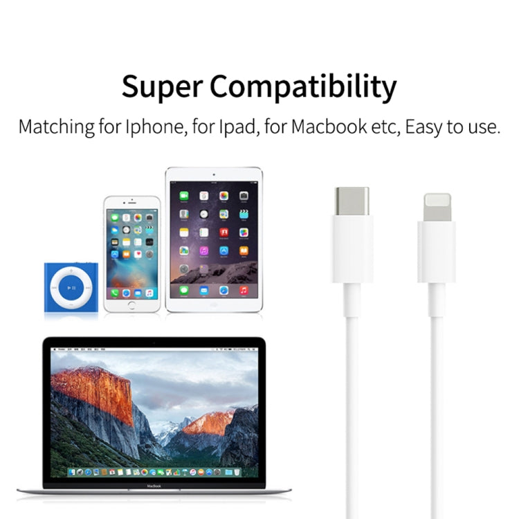 2in1 PD3.0 30W USB-C / Type-C トラベル充電器（着脱式プラグ付き）＋ PD3.0 3A USB-C / Type-C から 8ピン急速充電データケーブルセット、ケーブル長：1m、AUプラグ、1m