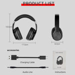 VJ320 Bluetooth 5.0 ヘッドマウント折りたたみ式ワイヤレスヘッドホン TFカード対応 マイク付き VJ320 ブラック, VJ320 ブルー, VJ320 レッド, VJ320 ホワイト