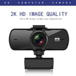 C5 400万画素オートフォーカス2KフルHDウェブカメラ360度回転USBドライバーフリーライブ配信ウェブカメラマイク付き、C5