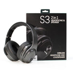 OneDer S3 2in1 ヘッドホン＆スピーカー ポータブルワイヤレスBluetoothヘッドホン ノイズキャンセリング オーバーイヤーステレオ