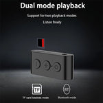 BR03 カード型カーBluetooth 5.0レシーバー スピーカー音楽ワイヤレスオーディオレシーバー Bluetoothハンズフリー通話対応
