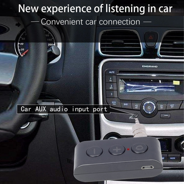 BR03 カード型カーBluetooth 5.0レシーバー スピーカー音楽ワイヤレスオーディオレシーバー Bluetoothハンズフリー通話対応