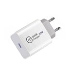 SDC-20W PD 20W シングル USB-C / Type-C インターフェース トラベルチャージャー EUプラグ USプラグ UKプラグ