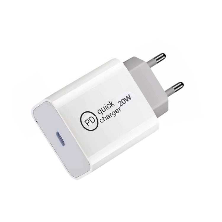 SDC-20W PD 20W シングル USB-C / Type-C インターフェース トラベルチャージャー EUプラグ USプラグ UKプラグ