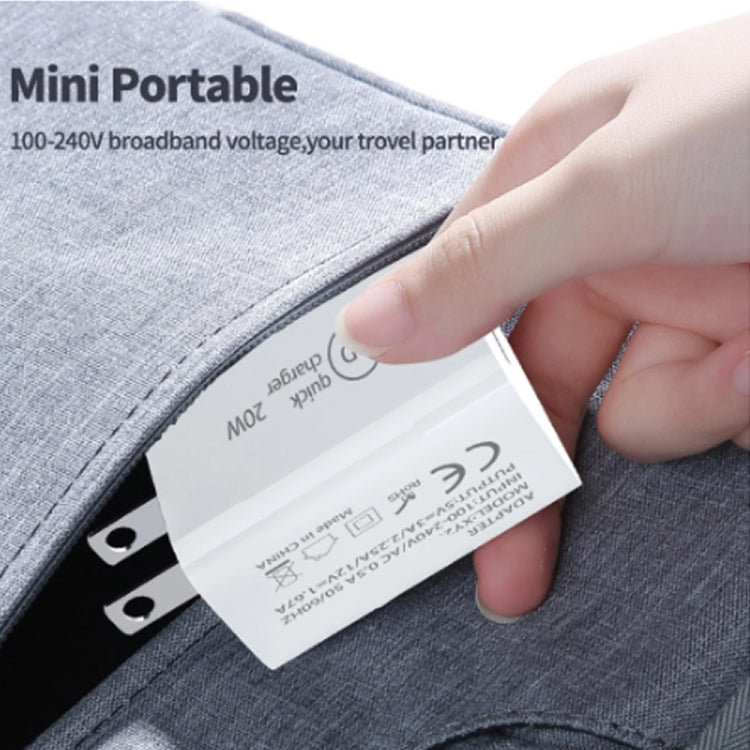 SDC-20W PD 20W シングル USB-C / Type-C インターフェース トラベルチャージャー EUプラグ USプラグ UKプラグ
