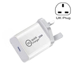 SDC-20W PD 20W シングル USB-C / Type-C インターフェース トラベルチャージャー EUプラグ USプラグ UKプラグ