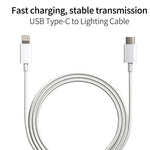 SDC-20W 2イン1 PD 20W USB-C / Type-C トラベルチャージャー + 3A PD3.0 USB-C / Type-C から8ピン高速充電データケーブルセット、ケーブル長さ：1m、USプラグ、EUプラグ、UKプラグ