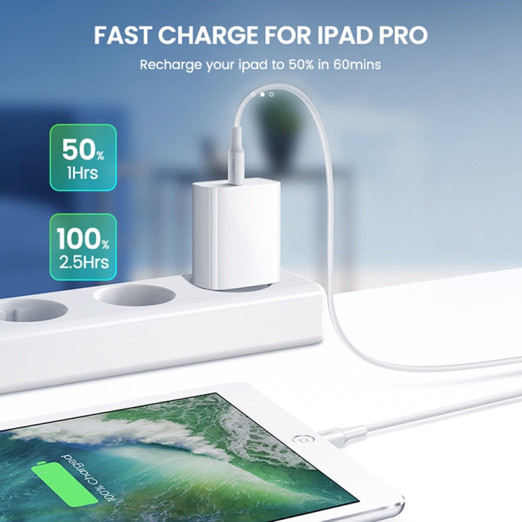 SDC-20W 2イン1 PD 20W USB-C / Type-C トラベルチャージャー + 3A PD3.0 USB-C / Type-C から8ピン高速充電データケーブルセット、ケーブル長さ：1m、USプラグ、EUプラグ、UKプラグ