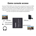 HD 1080P 4K HDMIビデオキャプチャカード HDMIからUSB 2.0ビデオキャプチャボックス