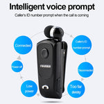 F920 CSR4.1 伸縮ケーブル 呼び出し振動リマインダー 防盗 Bluetoothヘッドセット、ブラック、ホワイト、ゴールド、シルバー、グレー