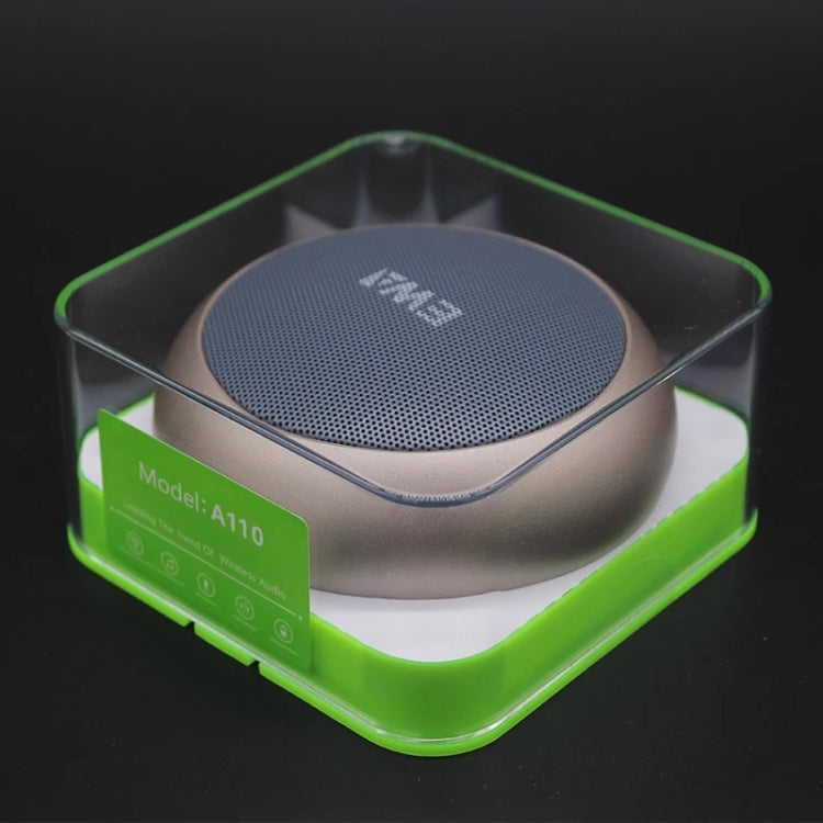 EWA A110 IPX5防水 ポータブルミニメタルワイヤレスBluetoothスピーカー 3.5mmオーディオ＆32GB TFカード＆通話対応