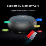 EWA A110 IPX5防水 ポータブルミニメタルワイヤレスBluetoothスピーカー 3.5mmオーディオ＆32GB TFカード＆通話対応