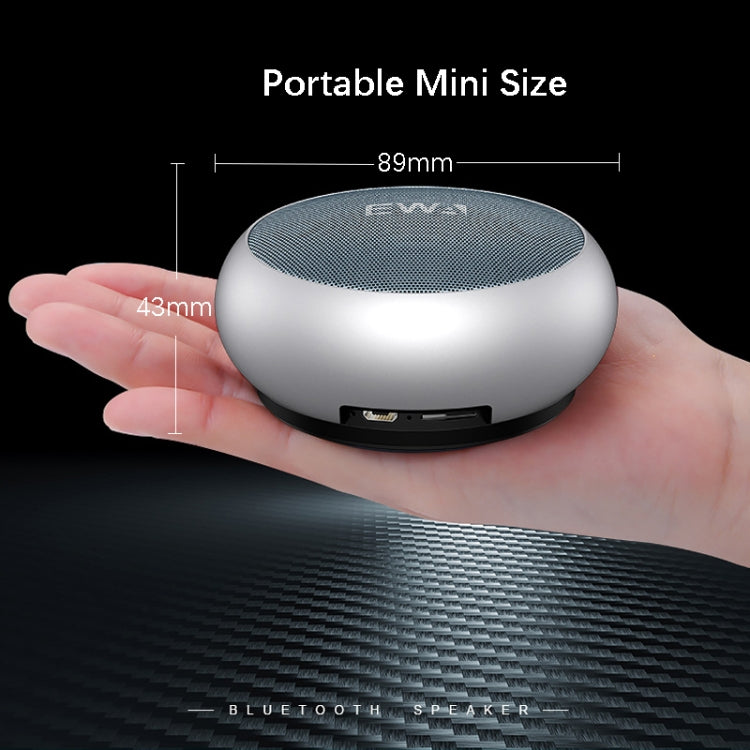 EWA A110 IPX5防水 ポータブルミニメタルワイヤレスBluetoothスピーカー 3.5mmオーディオ＆32GB TFカード＆通話対応