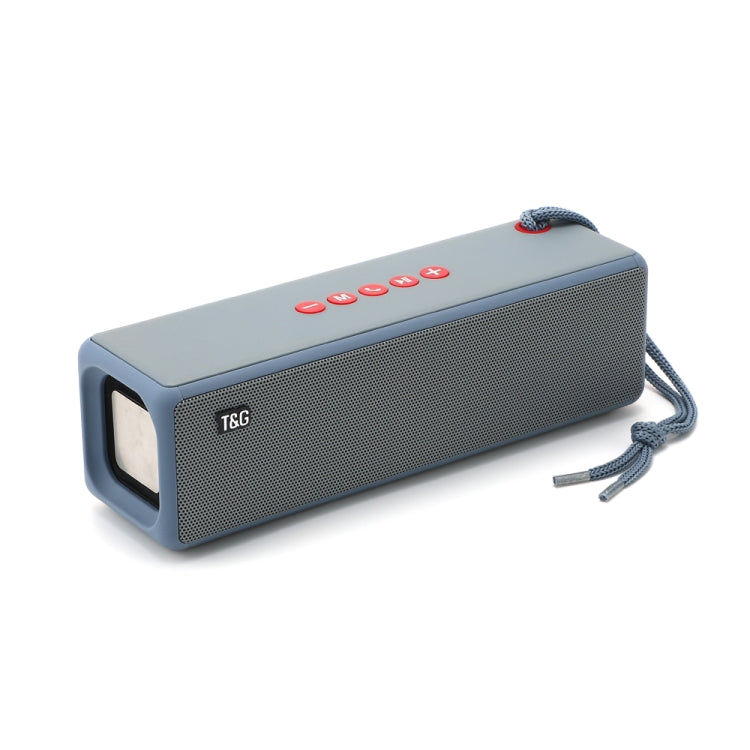 T&G TG271 TWS サブウーファー Bluetoothスピーカー 編みロープ付き、USB/AUX/TFカード/FM対応