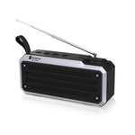 NewRixing NR4018FM TWSポータブルステレオBluetoothスピーカー TFカード/FM/3.5mm AUX/Uディスク/ハンズフリー通話対応