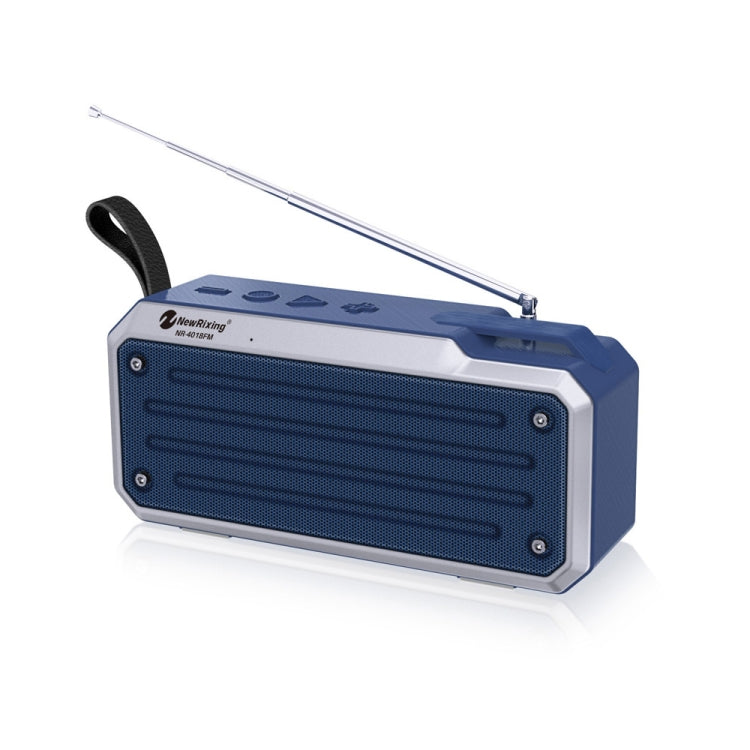 NewRixing NR4018FM TWSポータブルステレオBluetoothスピーカー TFカード/FM/3.5mm AUX/Uディスク/ハンズフリー通話対応