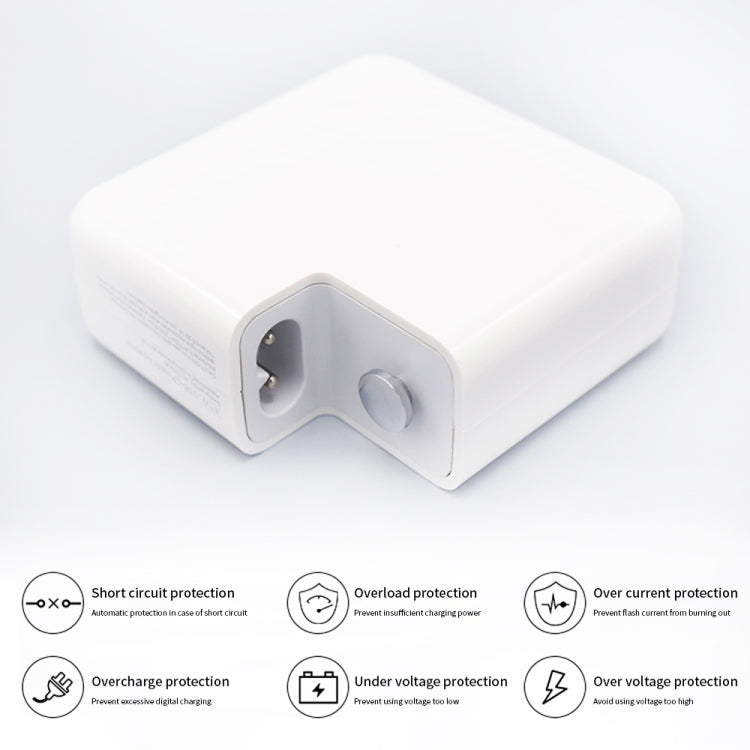 PD-96W 96W PD USB-C / Type-C ラップトップ電源アダプター MacBook Pro 16インチ (A2141) 用, EUプラグ, USプラグ, UKプラグ, AUプラグ