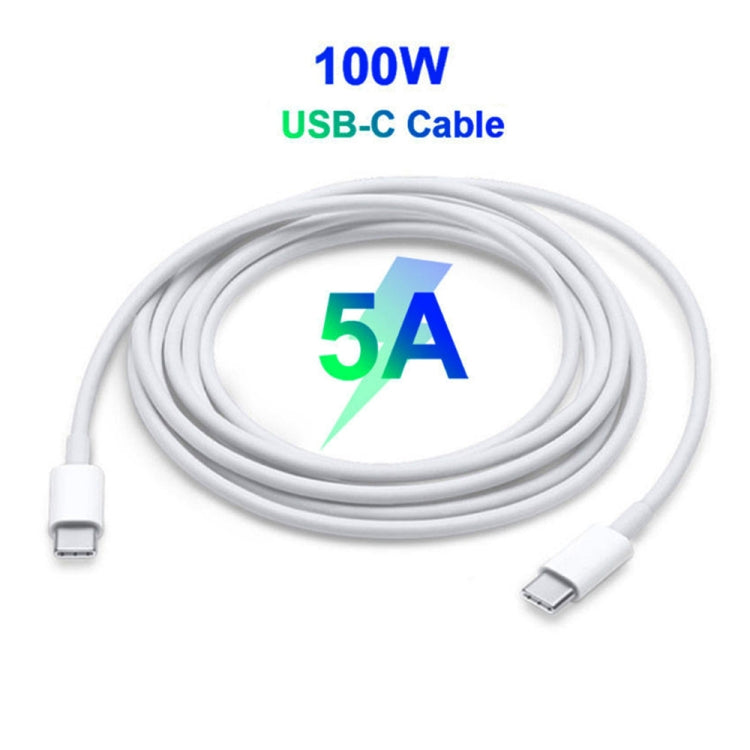 PD-96W 96W PD USB-C / Type-C ラップトップアダプター + 2m 5A USB-C / Type-C to USB-C / Type-C 急速充電ケーブル MacBook Pro 用, EUプラグ, USプラグ, UKプラグ