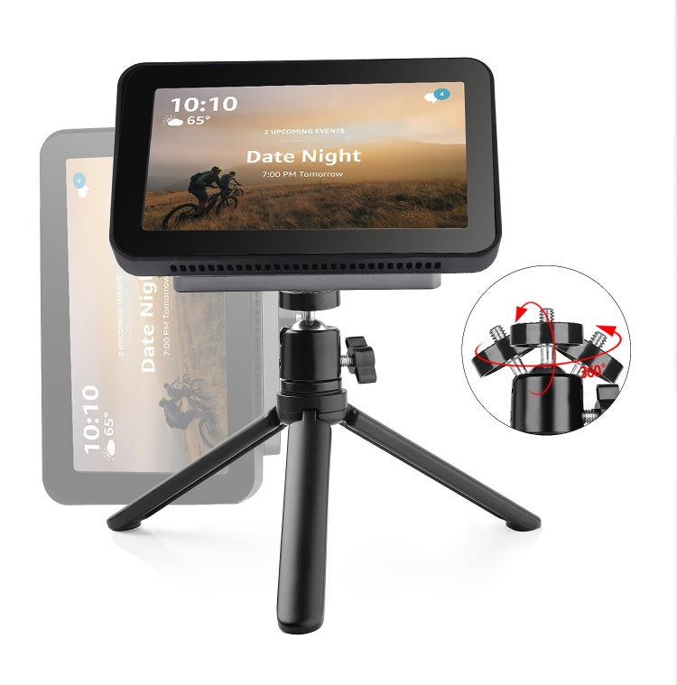 スマートスピーカー用 Echo Show 8用 マグネット360度調整回転ホルダーセット Echo Show 8用