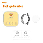 Samsung Galaxy Watch 3 41mm用 2-in-1 ENKAY Hat-Prince 電気メッキソフトTPUケース＋0.2mm 9H 2.15D 曲面エッジ強化ガラスフィルム