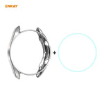 Samsung Galaxy Watch 3 41mm用 2-in-1 ENKAY Hat-Prince 電気メッキソフトTPUケース＋0.2mm 9H 2.15D 曲面エッジ強化ガラスフィルム