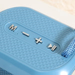 T&G TG196 TWS サブウーファー Bluetoothスピーカー 編みコード付き、USB/AUX/TFカード/FM対応