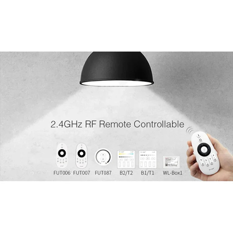 FUT017 6W デュアルホワイトLED電球 2.4GHz RF制御 WiFi対応 CCT調光可能