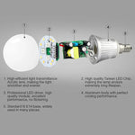 FUT013 5W E14 RGB + CCT LED電球 AC100~240V 2.4G WiFiリモコン調光可能LEDライト