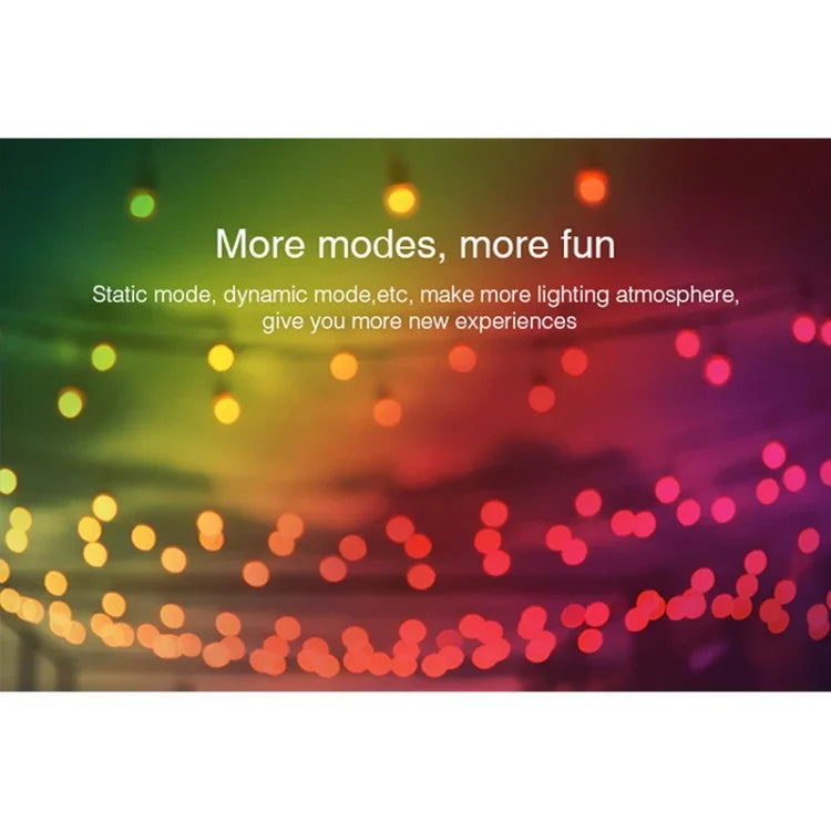 FUT012 E27 9W RGB + CCT LED電球ライト 100V-240V フルカラーリモコンスマート電球 WiFi 2.4Gワイヤレス