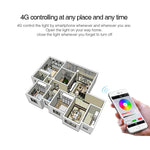 FUT012 E27 9W RGB + CCT LED電球ライト 100V-240V フルカラーリモコンスマート電球 WiFi 2.4Gワイヤレス