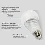 FUT012 E27 9W RGB + CCT LED電球ライト 100V-240V フルカラーリモコンスマート電球 WiFi 2.4Gワイヤレス