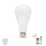 FUT105 12W RGB + CCT LED電球ライト E27 室内ライト 2.4Gリモートスマホアプリ制御 寝室リビングルーム AC100~240V