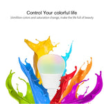 FUT105 12W RGB + CCT LED電球ライト E27 室内ライト 2.4Gリモートスマホアプリ制御 寝室リビングルーム AC100~240V