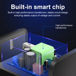 LZ-023 18W QC 3.0 USBポータブルトラベルチャージャー + 3A USBからType-Cデータケーブル、EUプラグ、Type-Cデータケーブル、EUプラグ