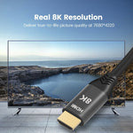 HDMI2.1 8K 120Hz ハイダイナミックHDケーブル、ケーブル長：1m、120Hz 1m