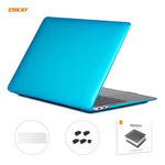 ENKAY 3-in-1 クリスタルラップトップ保護ケース + EU版 TPUキーボードフィルム + 防塵プラグセット MacBook Air 13.3インチ A1932 (2018) 用, MacBook Air 13.3インチ A1932 (2018) 用