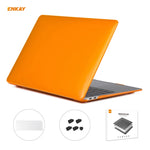 ENKAY 3-in-1 クリスタルラップトップ保護ケース + EU版 TPUキーボードフィルム + 防塵プラグセット MacBook Air 13.3インチ A1932 (2018) 用, MacBook Air 13.3インチ A1932 (2018) 用