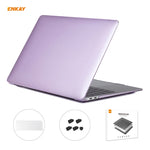 ENKAY 3-in-1 クリスタルラップトップ保護ケース + EU版 TPUキーボードフィルム + 防塵プラグセット MacBook Air 13.3インチ A1932 (2018) 用, MacBook Air 13.3インチ A1932 (2018) 用