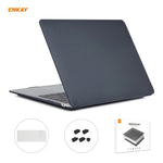 ENKAY 3-in-1 マットラップトップ保護ケース + EU版 TPUキーボードフィルム + 防塵プラグセット MacBook Air 13.3インチ A2179 & A2337（2020年）用