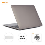 ENKAY 3-in-1 マットラップトップ保護ケース + EU版 TPUキーボードフィルム + 防塵プラグセット MacBook Air 13.3インチ A2179 & A2337（2020年）用