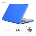 ENKAY 3-in-1 クリスタルラップトップ保護ケース + EU版 TPUキーボードフィルム + 防塵プラグセット MacBook Pro 16インチ A2141（Touch Barあり）用