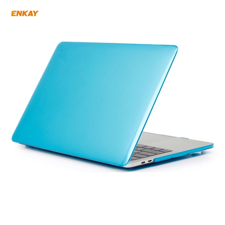 ENKAY 3-in-1 クリスタルラップトップ保護ケース + EU版 TPUキーボードフィルム + 防塵プラグセット MacBook Pro 16インチ A2141（Touch Barあり）用