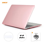 ENKAY 3-in-1 クリスタルラップトップ保護ケース + EU版 TPUキーボードフィルム + 防塵プラグセット MacBook Pro 16インチ A2141（Touch Barあり）用