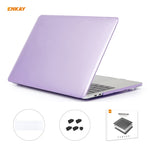 ENKAY 3-in-1 クリスタルラップトップ保護ケース + EU版 TPUキーボードフィルム + 防塵プラグセット MacBook Pro 16インチ A2141（Touch Barあり）用
