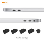 ENKAY 3-in-1 クリスタルラップトップ保護ケース + EU版 TPUキーボードフィルム + 防塵プラグセット MacBook Pro 16インチ A2141（Touch Barあり）用