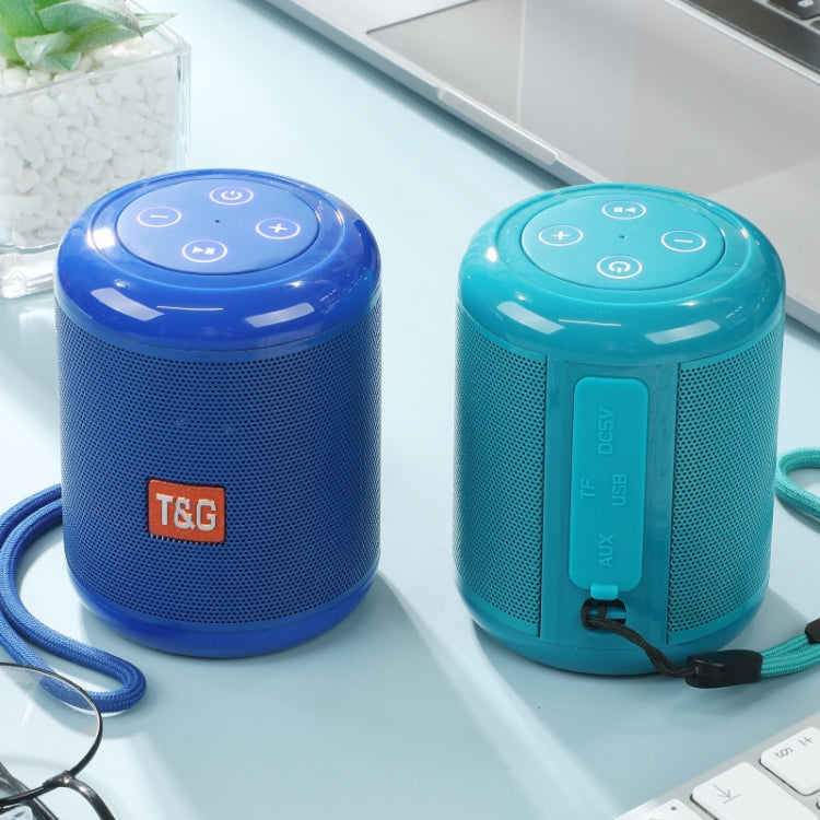 T&G TG519 TWS ハイファイ ポータブル Bluetoothスピーカー サブウーファー アウトドア ワイヤレスコラムスピーカー TFカード/FM/3.5mm AUX/Uディスク/ハンズフリー通話対応