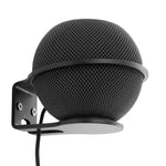 ユニバーサルスピーカーホルダー 壁掛け用 アルミ合金ハンガーブラケット Apple Home Pod Mini用, ブラック, シルバー