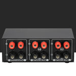 B051 2入力1出力パワーアンプ＆スピーカー選択切替器 音量調整付き 2パワーアンプオーディオ切替器分配器 B051