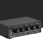 3チャンネルミキサーフロントステレオアンプ 高音／中音／低音調整 USB 5V電源 USプラグ B056